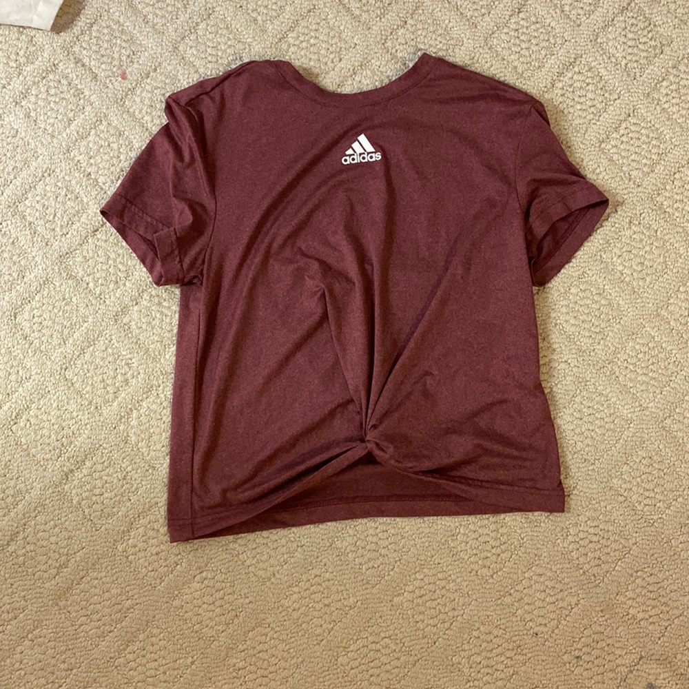Red Adidas Shirt Women Xs